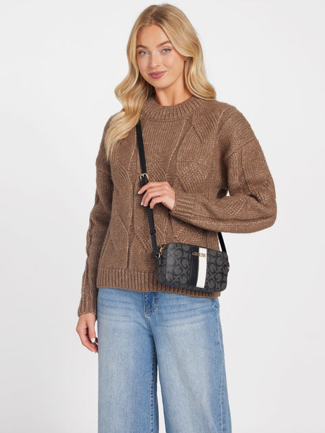 Guess Factory Kyrie Logo Top-Zip Crossbody | ShopSimon