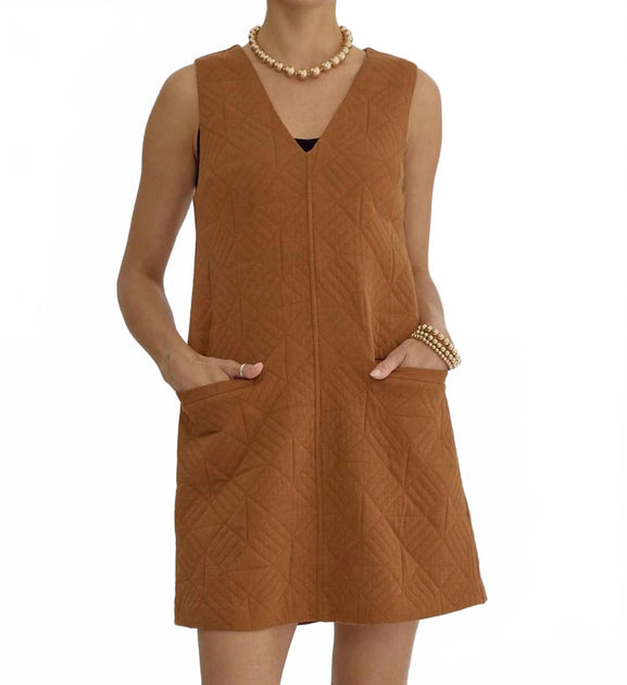 entro Pumpkin Spice Dress Brown Large 2