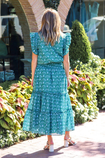 j.marie Norah Jupe Mi-longue Bleu Small 4