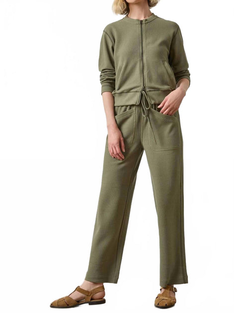 Lilla P Bomber Zip Cardigan Green XSmall 4