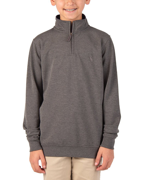 Tailorbyrd Fleece 1/4-Zip Pullover Charcoal Heather XLarge 2