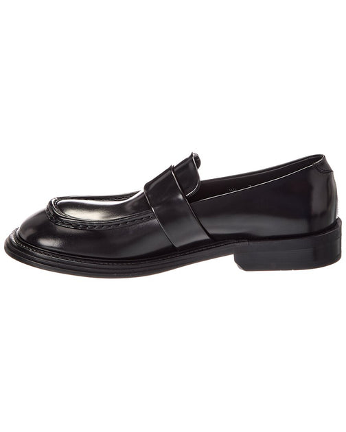Salvatore Ferragamo Fidell Leather Loafer Black US 8.5 3