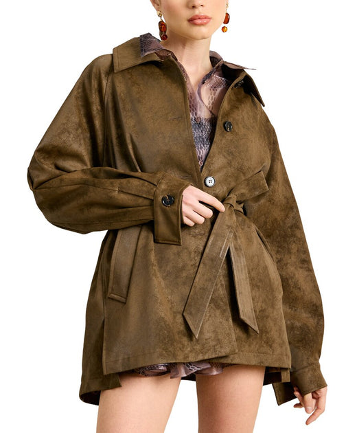 Line & Dot Olsen Jacket Brown Medium 2