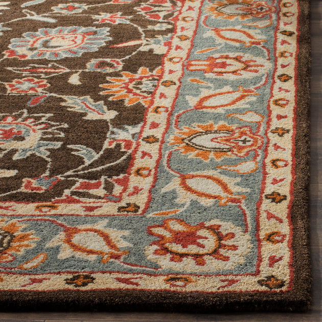 Safavieh HG412 Area Rug Charcoal/Blue 4
