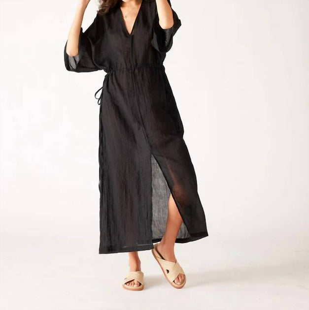 MERSEA Breezy Kaftan Dress Black L/XL 2