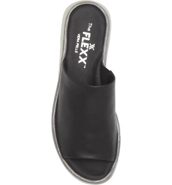 The FLEXX Slide Sandal Black US 7 3