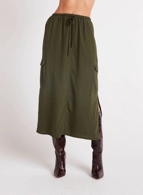Bella Dahl Cargo Midi Skirt Multi Large 2