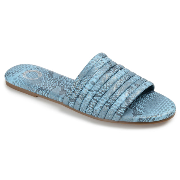 Journee Collection Marisol Slide Blue US 7.5 2