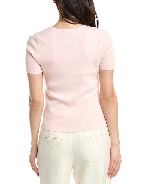 Tahari ASL Petite Sweater Beige Medium 3