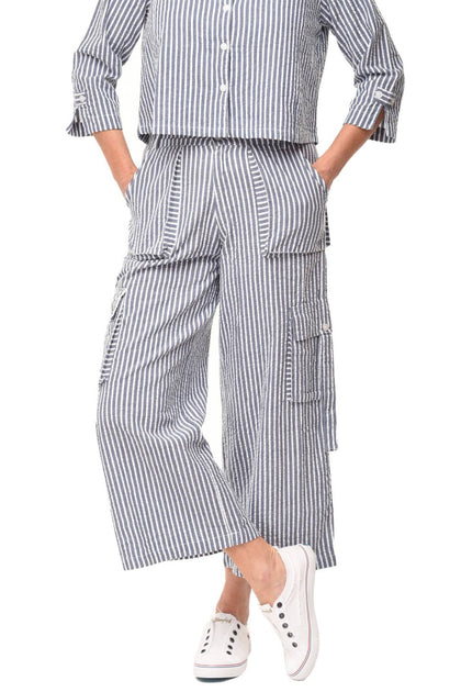 Tulip Clothing Calista Cargo Pant Grey Large 3