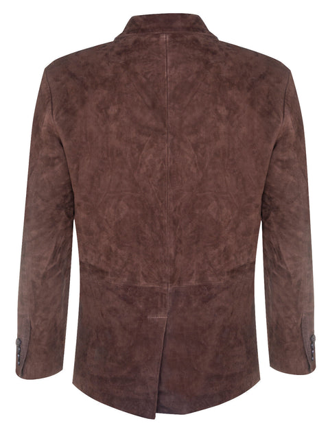 Infinity Alexandria Goat Suede Blazer Black Small 4
