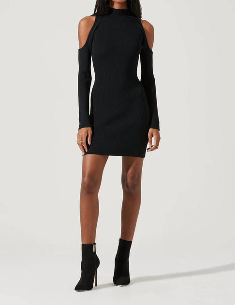 ASTR Kade Dress Black Medium 2