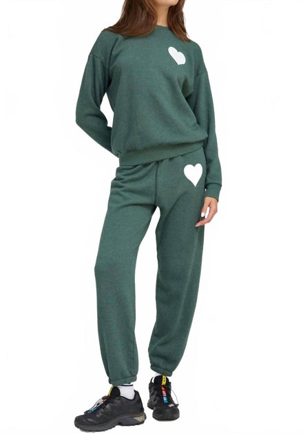 SPRWMN Heart Sweatpants Grün XSmall 2