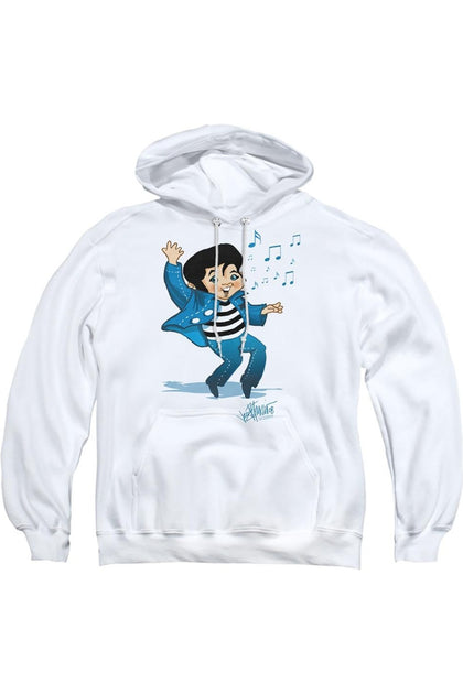 Gildan Elvis Presley Lil Jailbird Kapuzenpulli Weiß XXL 2