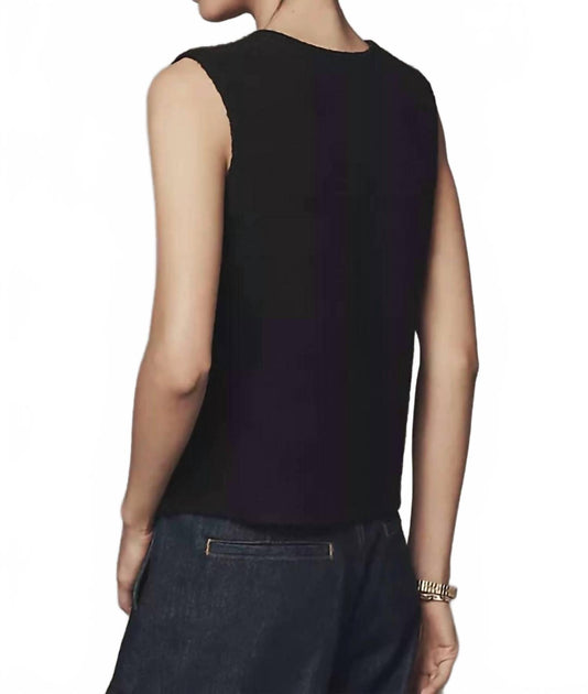 bishop + young Gelina Pull sans manches Noir Medium 3