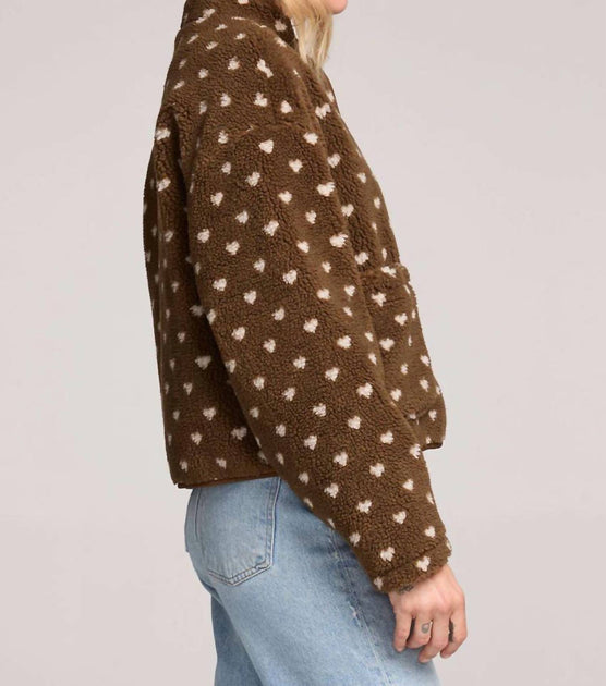 Saltwater Luxe Madisyn Bomber Jacket Brown XS 4