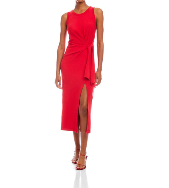 Fifteen Twenty Maddie Midi Dress Red Medium 2