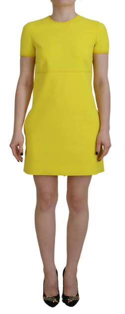 Dsquared2 Short Sleeve Dress Yellow XS 2