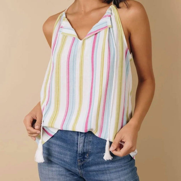 Stay Warm In Style Marley Tank Top Yellow XL 2