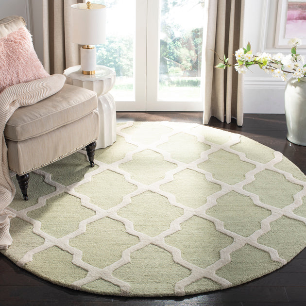 Safavieh Cambridge Area Rug Light Green / Ivory 4