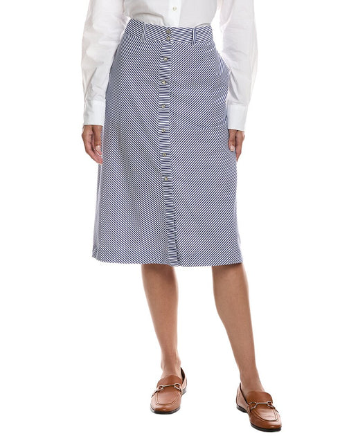 Officine Générale Tacha Skirt Blue Medium 2