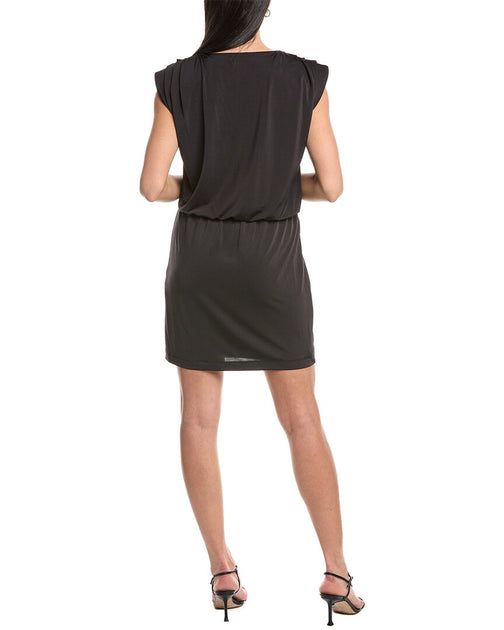 Julia Jordan Robe Mini en Satin Noir US 6 3