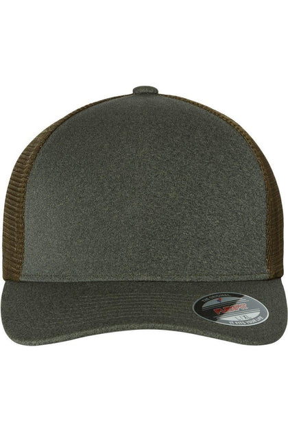 Flexfit Unipanel Trucker Cap Schwarz S/M 2