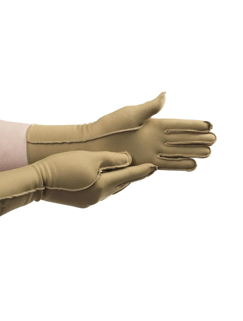 Isotoner Therapeutic Gloves Gold XLarge 2