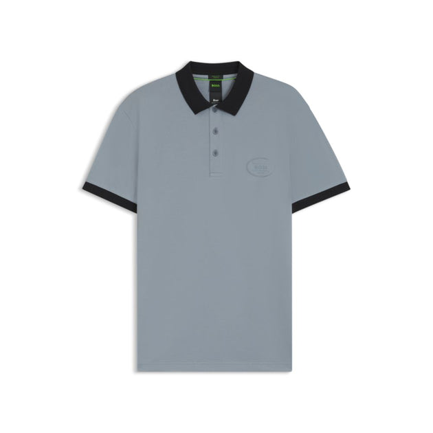 Boss Polo Gris Small 2