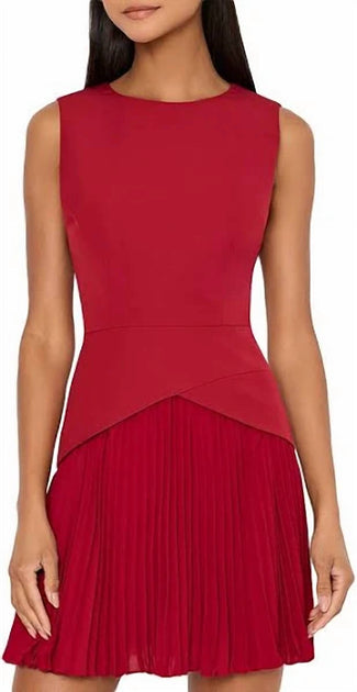 Milly Haddy Pleated Mini Dress Pink US 2 2