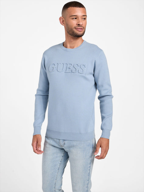 Guess Factory Astero Logo Sweater White Large 2