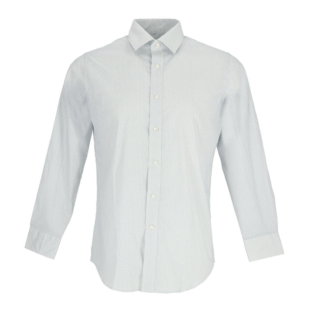 Scotch & Soda Herren Hemd Weiß/Blau 3