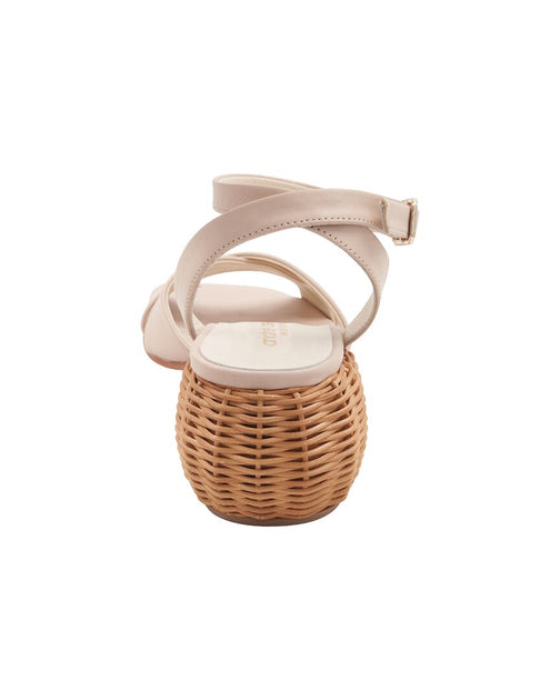 Andre Assous Winona Leather Sandal Ivory US 10 4