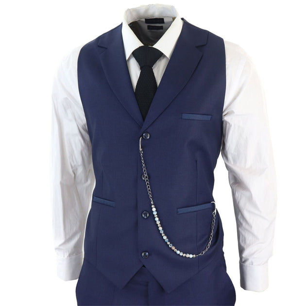 Oliver Tweed Classic 3-Piece Suit Navy US 42 Regular 4