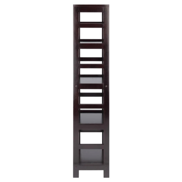 Hivvago Leo 4-Tier Shelf Espresso 3