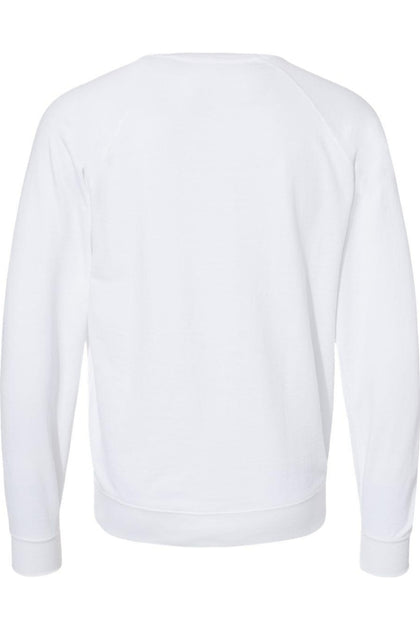 Independent Trading Co. Icon Lightweight Loopback Terry Crewneck Sweatshirt Weiß XLarge 3