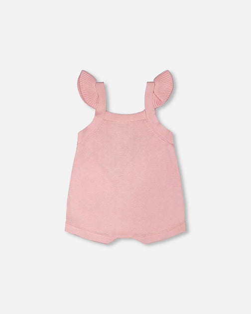 Deux par Deux Strawberry Romper Light Pink 0-3 Months 4