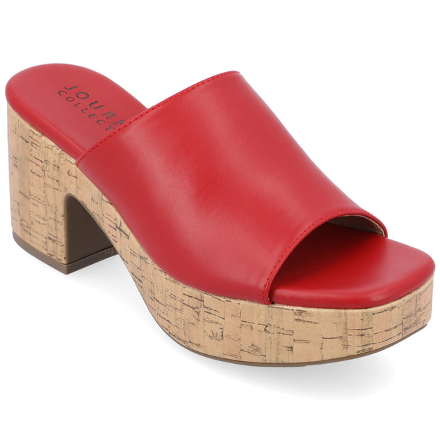 Journee Collection Astter Sandals Grey US 10 2