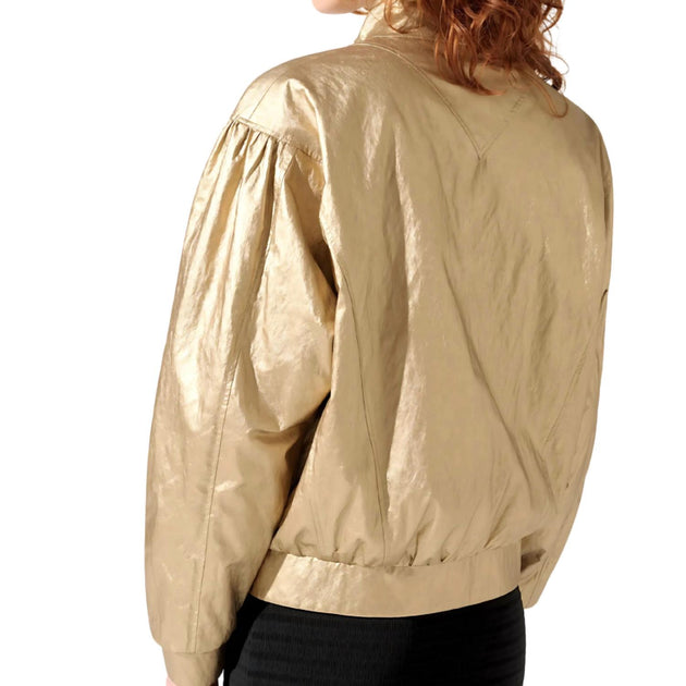 Cotelac Metallic Jacket Gold Size S 3