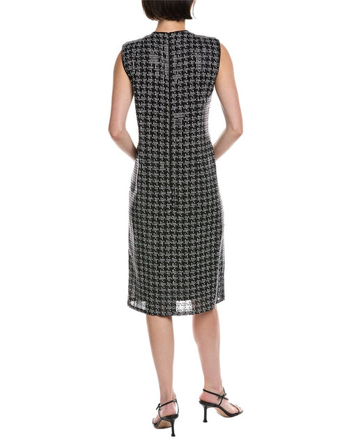 Akris Sequin Silk-Lined Mini Dress Black US 4 3