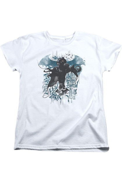 Gildan Batman Arkham Knight I Know T-Shirt Weiß Small 2