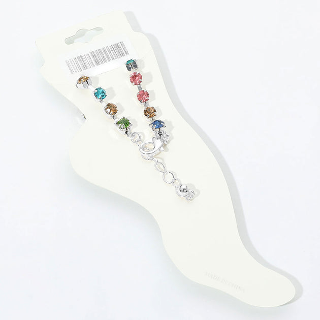 FASHNZFAB Crab Charm Anklet Silver 4