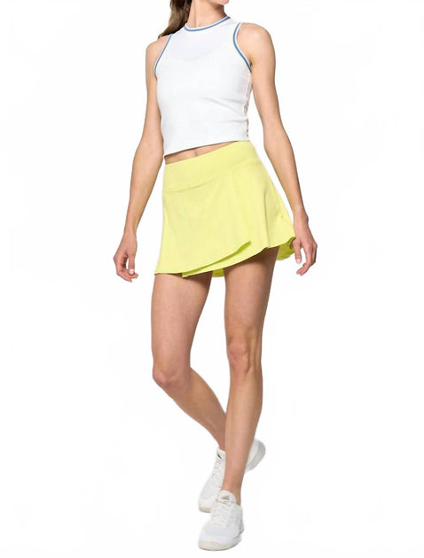 Lija Match Skort Yellow Large 4