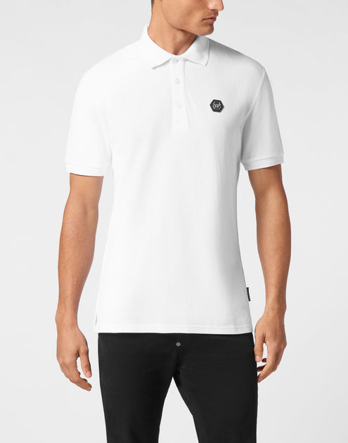 Philipp Plein Pique Polo Shirt SS Gothic Plein Multi Small 4