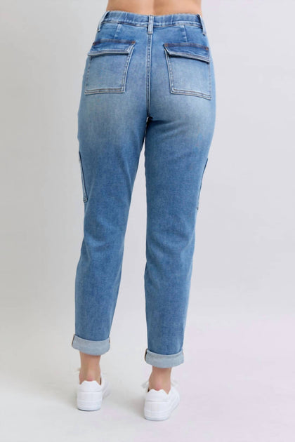 Judy Blue On A Roll Jogger Pants Blue US 22W 4