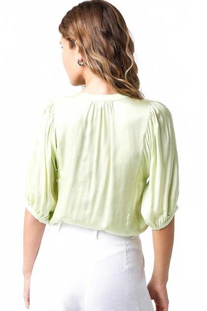 OLIVACEOUS Bright Ideas Top Green Small 3