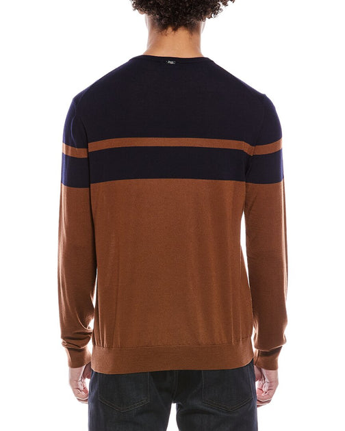 Herno Wool Crewneck Sweater Brown US 50 3