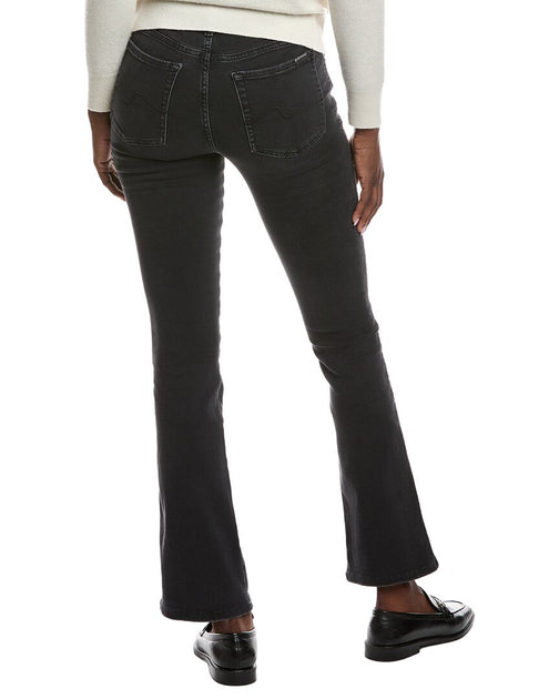 7 For All Mankind Kimmie Reston Boot Cut Jean Black 23 3