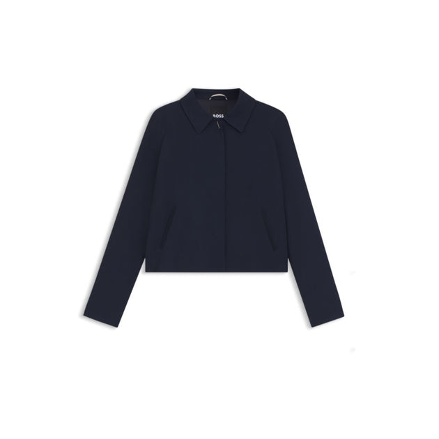 Boss Crepe Blazer Blue US 8 2