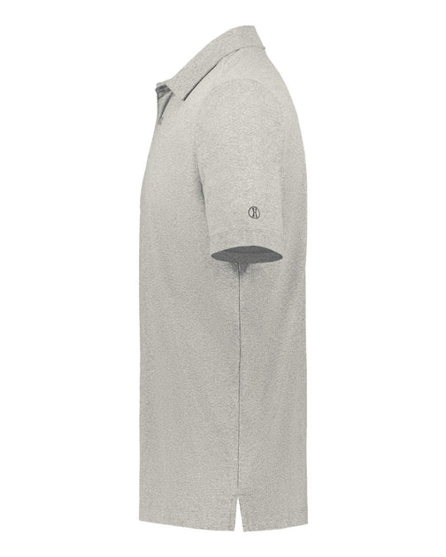 Holloway Eco Revive Ventura Soft Knit Polo Grau Large 5